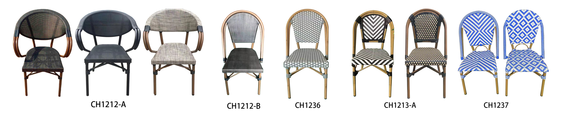 Popular outdoor rattan woven Starbucks casual chair